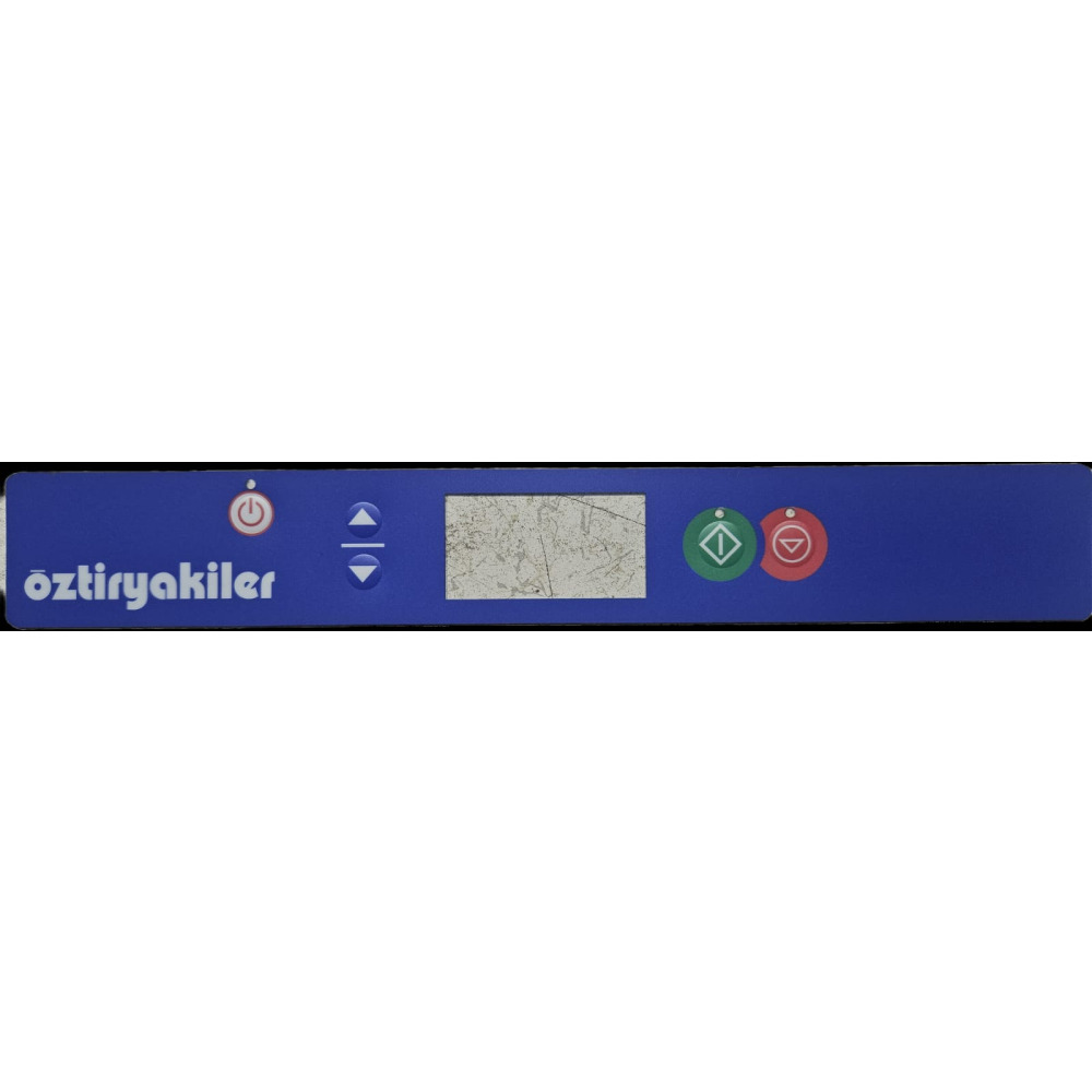 ÖZTİRYAKİLER 500 LÜK ÖN PANEL TUŞ ETIKETI
